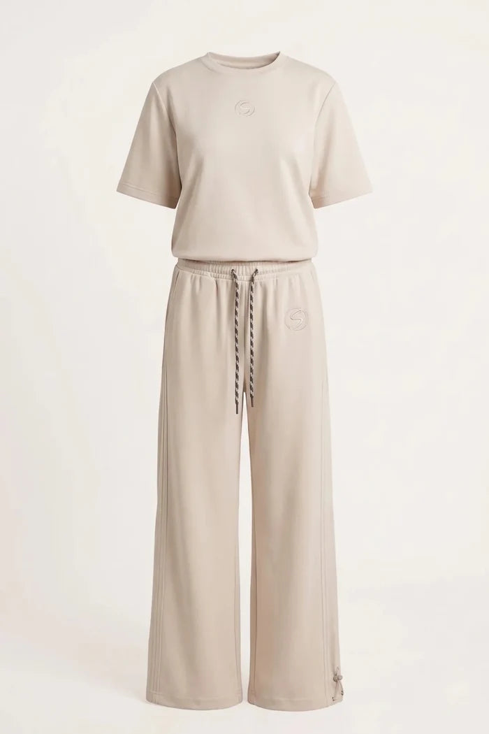 Дамски комплект 2 в 1 от модал плюс размер So Cute - бежово So Cute Roberto Fashion Store Set SCT0907SETBEISWE-L L
