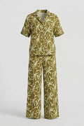 Дамски полиестерен комплект 2 в 1 Roberto&Co - зелено Roberto&Co Roberto Fashion Store Set NWA0907SETGRESRT-S/M S/M