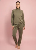 Дамски Спортен Комплект от 2 части с Модал, Зелен So Cute Roberto Fashion Store Set SOC1302SETGREMODS S