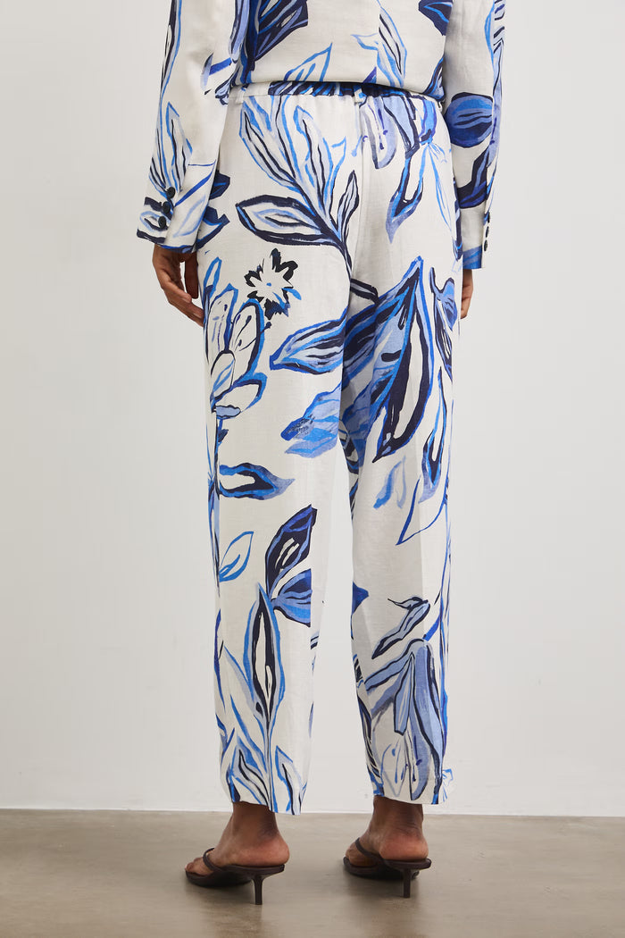 Women's 2-piece set - cream blazer and trousers "Malwina"