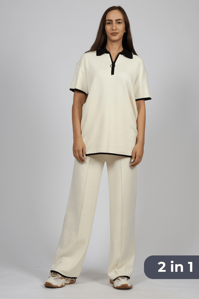 Women's 2-piece set, Beige