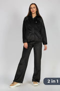 Дамски Комплект от 2 Части, Черен So Cute Roberto Fashion Store One piece SOC0612SETBLK2PCS S