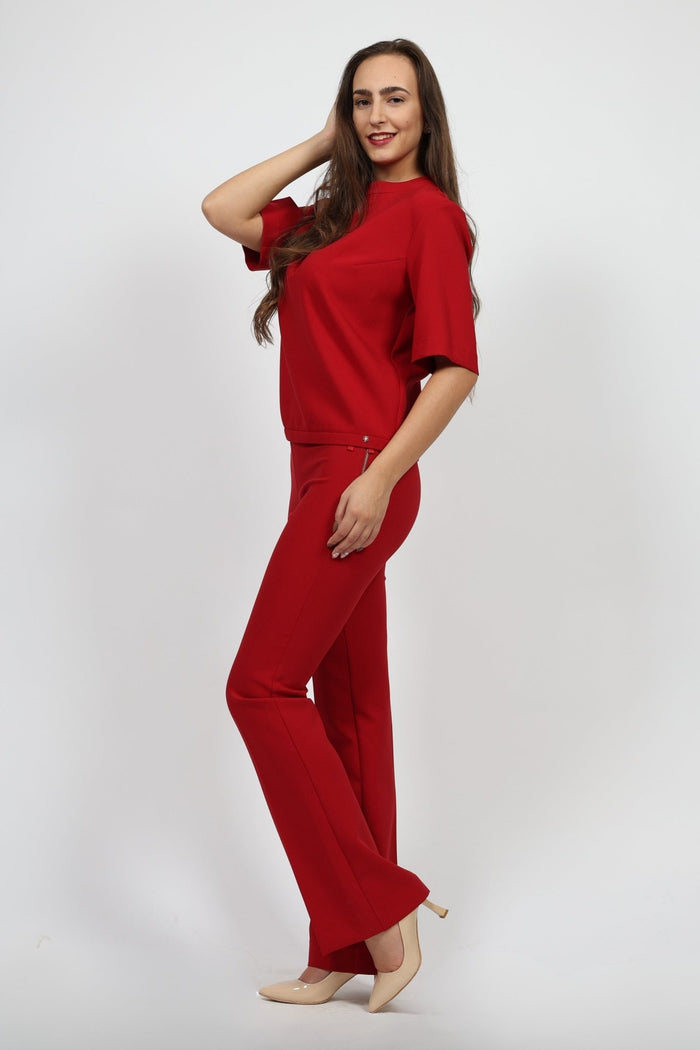 Дамски Комплект от 2 части, Червен VIPART Roberto Fashion Store One piece VIP0111SETREDTRK36 36 Червен