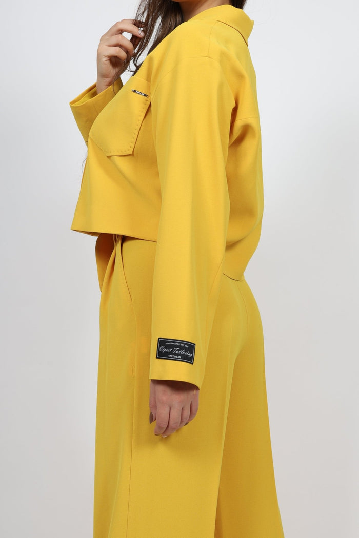 Дамски Комплект от 2 части, Жълт VIPART Roberto Fashion Store Set VPR0311SETYELTRK36 36 Жълт