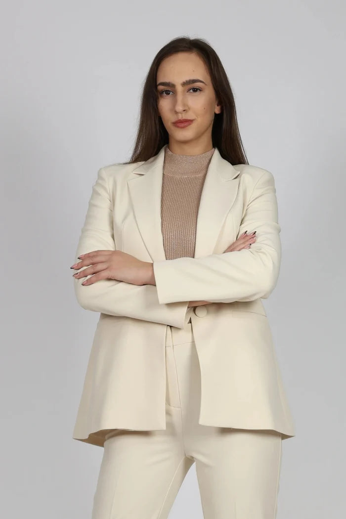 Дамски Костюм от 2 части, Екрю Setre Roberto Fashion Store One piece STR0612SUIBEI2PCS S