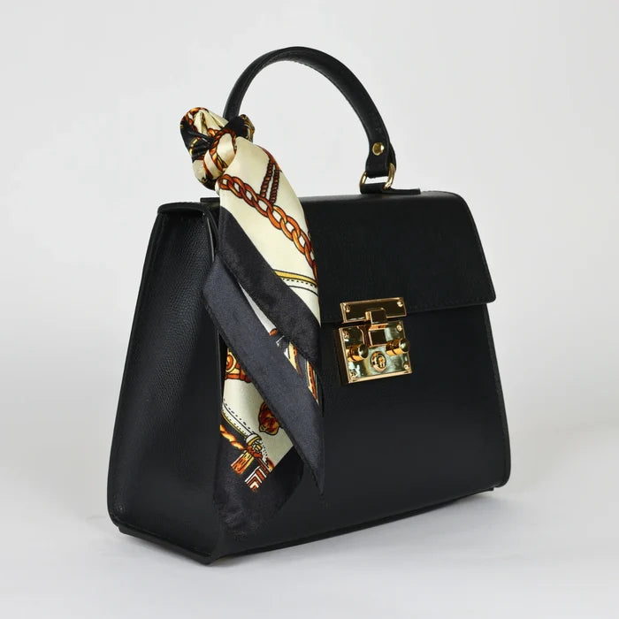 Women's Bag Made of Genuine Leather, Beige