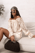 Дамска Блуза (оф - рамо) MIA – Кралска бананово жълта LaBalancia Roberto Fashion Store Set 5907378521586 S