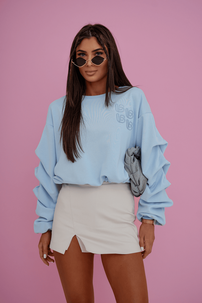 Дамски блуза REMY - Бледосиньо LaBalancia Roberto Fashion Store Set 5907378520503 UNI