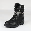 Дамски Боти, Черен Roberto Fashion Store Roberto Fashion Store Sneakers FL8RSDFAB1035 35 Черен