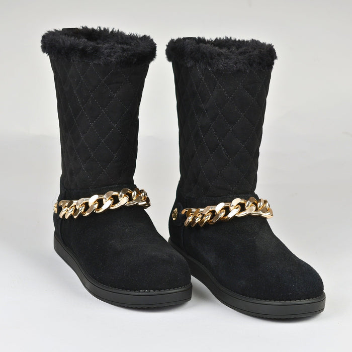 Дамски Боти, Черен Guess Roberto Fashion Store Sneakers FLLIA4SUE1138 38 Черен