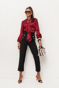Дамски цигари - панталон KAY – Елегантни, черни (95% вискоза, 5% еластан) LaBalancia Roberto Fashion Store Set 5907378518562 S