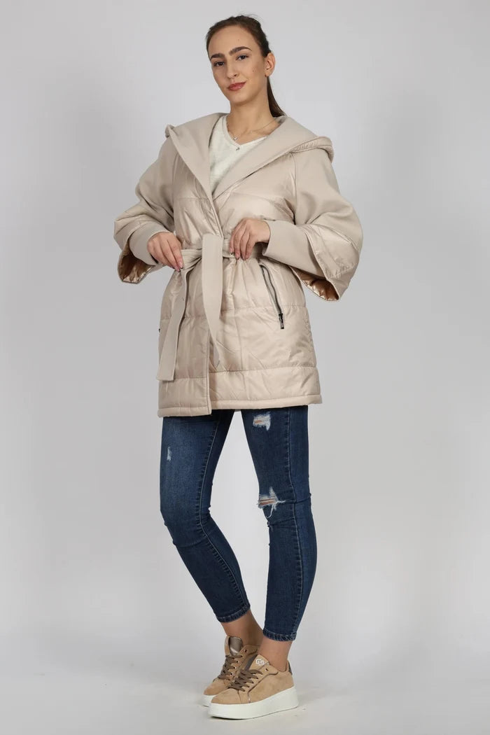 Дамско Палто, Бежов Roberto Fashion Roberto Fashion Store One piece AGS0612COABEISPT38 38