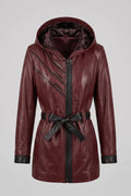 Дамско Кожено Яке, Червен Roberto&Co Roberto Fashion Store Jacket LEA2511JCKBORBLTM XS