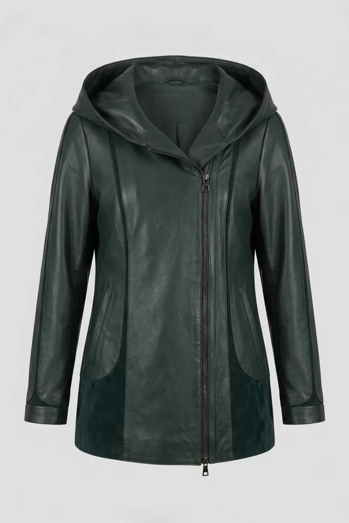 Дамско кожено яке Siena - пастелно зелено Roberto&Co Roberto Fashion Store Jacket LEA2505JCKGPSVLR-XS XS
