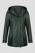 Дамско кожено яке Siena - пастелно зелено Roberto&Co Roberto Fashion Store Jacket LEA2505JCKGPSVL+2XL 2XL
