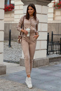 Дамски Комплект Premium Excellence в бежово - елегантност и комфорт за всеки ден LaBalancia Roberto Fashion Store Set 5907378501342 XS/S