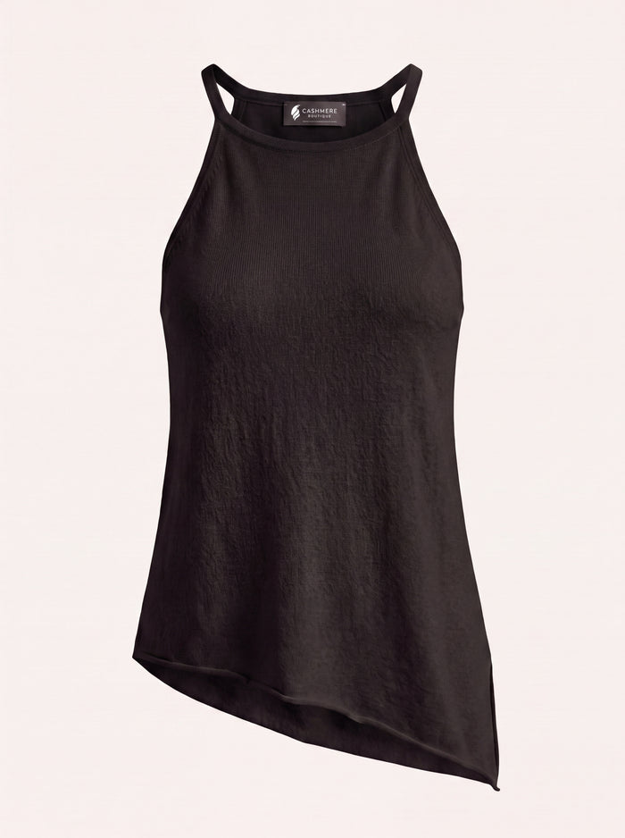 Women's Pure Cashmere Layering Sweater - Black