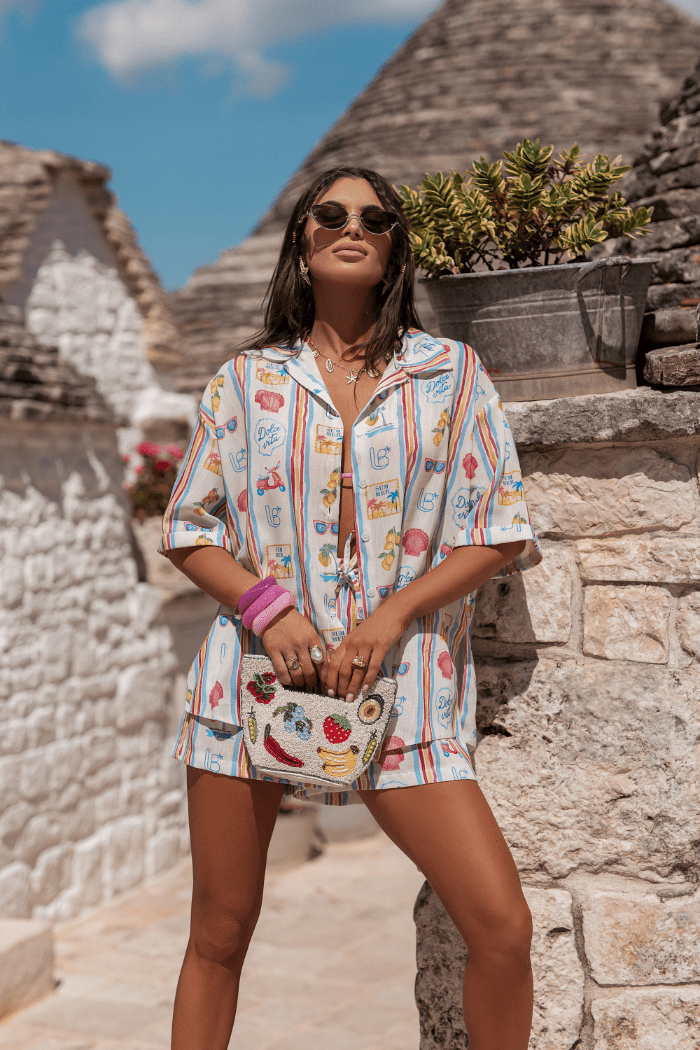 Дамски комплект CALVI - Dolce, екрю (дрехи) LaBalancia Roberto Fashion Store Set 5907378522224 UNI