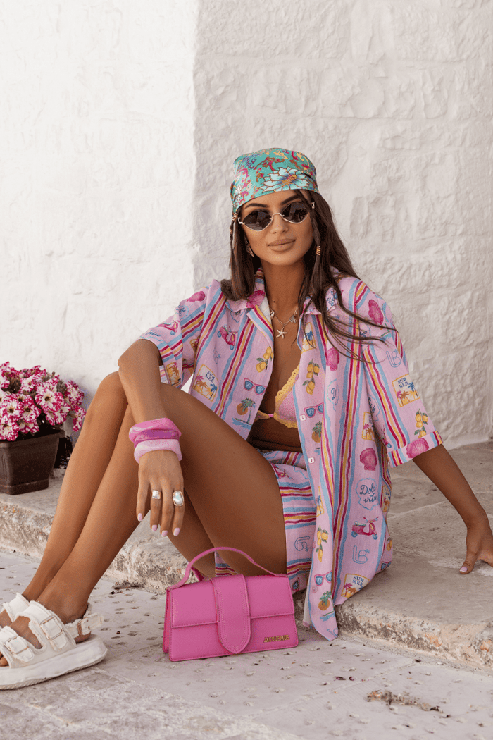 Дамски Комплект CALVI - Пижама / Домашно Облекло, Dolce розово LaBalancia Roberto Fashion Store Set 5907378522217 UNI