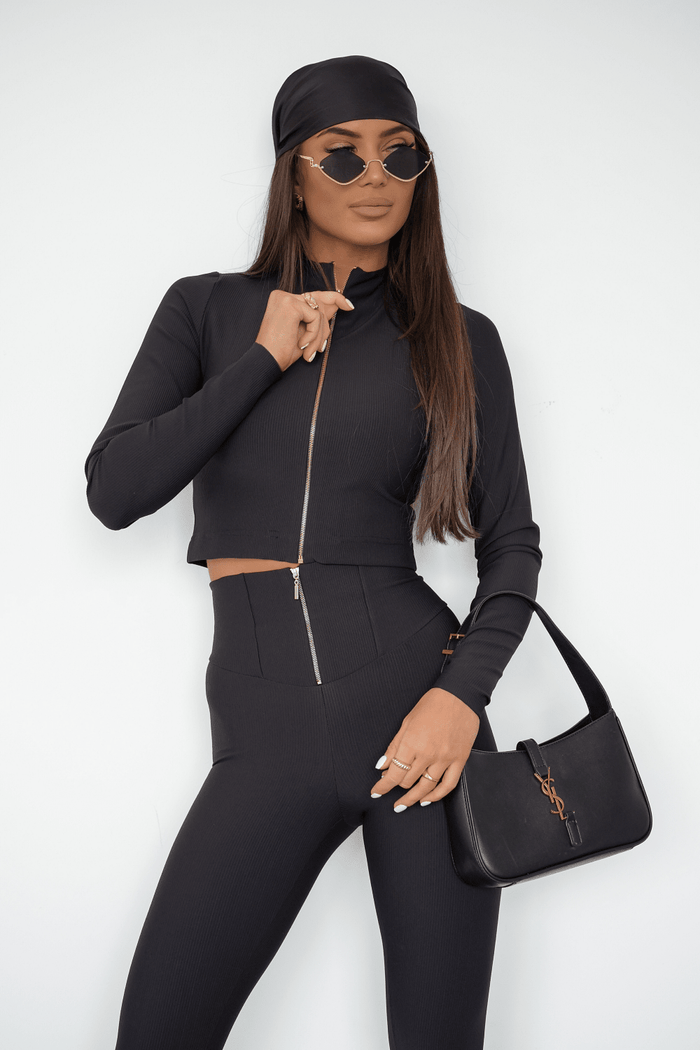 Дамски Комплект DUVE – Дрехи, Бранд DUVE, Черен LaBalancia Roberto Fashion Store Set 5907378520824 XS/S