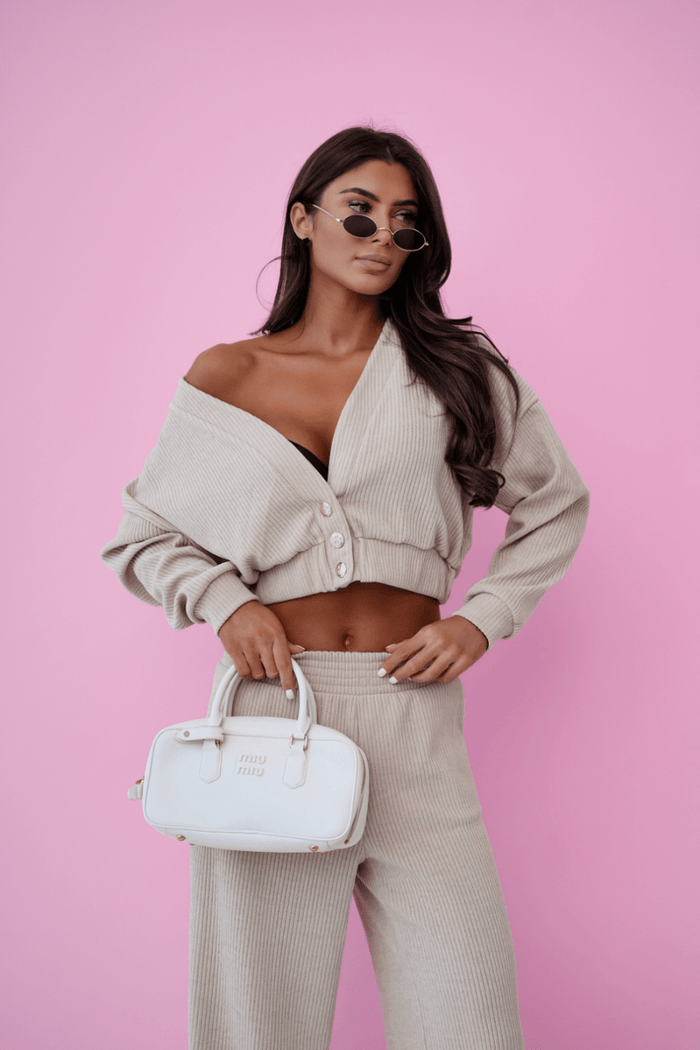 Дамски комплект MEGGI шушлек (шарено) - Беж LaBalancia Roberto Fashion Store Set 5907378520398 M/L