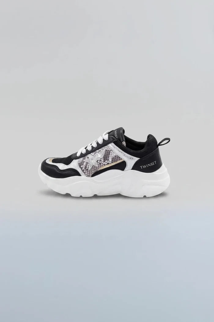 Дамски Сникърси, Черен Twinset Roberto Fashion Store Sneakers 222TJT01E1040536 36