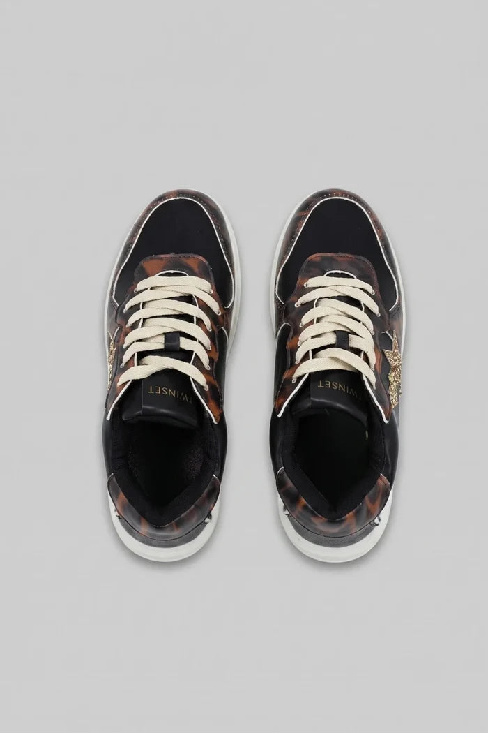 Дамски Сникърси, Леопардов Twinset Roberto Fashion Store Sneakers 222TJT0140000636 36